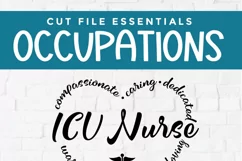 ICU Nurse SVG - create nurse shirts and tote bags with your Cricut or Silhouette machine