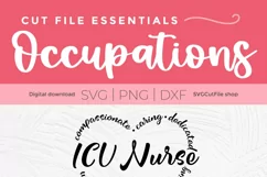 ICU Nurse SVG - create nurse shirts and tote bags with your Cricut