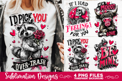 Sarcastic Valentine PNG Funny Sublimation 4 Designs Product Image 5