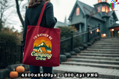 Id Rather Be Camping Crew PNG Outdoor Adventure Design