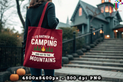 Id Rather Be Camping PNG Mountain Outdoor Adventure Design