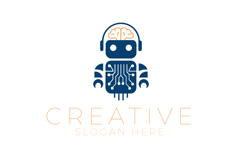 Smart Robot Brain Logo Product Image 1