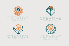 Set of Wellness and Nature Logos Product Image 1
