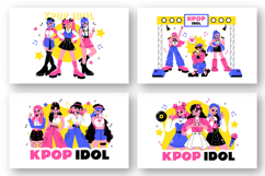 10 K-pop Idol Trend Illustration Product Image 2