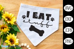 Dog I Ate Stuff SVG | Dog Funny Bandana SVG Product Image 1