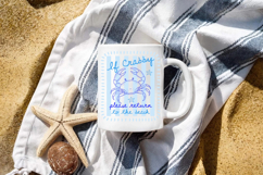 If Crabby Return to Beach PNG, Funny Summer Design Product Image 5
