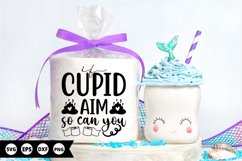 If cupid aim so can you - Valentine Toilet Paper SVG Design Product Image 1
