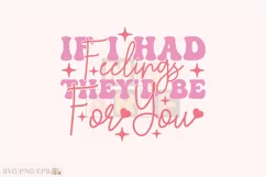 Retro Funny Valentine Quote SVG Design T-shirt Design Product Image 1