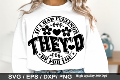 if i had feelings they SVG - Funny Horror Valentin's Day Des Product Image 1