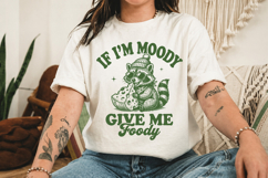 If I'm Moody Give Me Foody SVG,Funny Raccoon Design Product Image 3