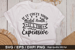 Mental Health SVG Design - Mental Health T-shirt Design Product Image 3