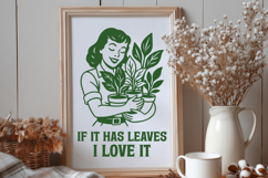Plant Mom SVG PNG | Leafy Plant Lover Quote | Indoor Jungle Product Image 3