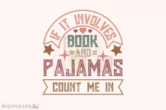 Book SVG Funny Quote T-shirt Design PNG Product Image 1