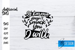 Antisocial Quotes SVG | Sarcastic Quotes|Funny Quotes Design Product Image 1