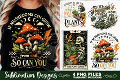 Funny gardening skulls sublimation bundle 40 designs PNG Product Image 10
