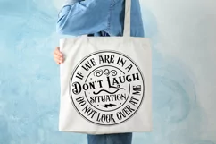 If We Are In A Don't Laugh SVG, Snarky Skulls SVG Design Product Image 2