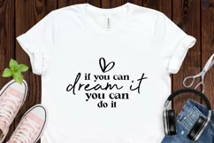 If You Can Dream It You SVG, Inspirational SVG Design Product Image 3