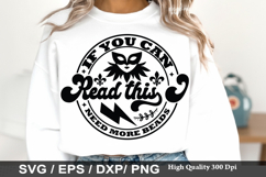 If you can read this I need more - Mardi Gras SVG Design Product Image 1