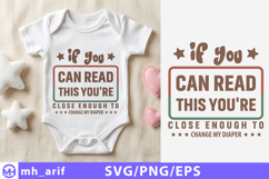 Baby &amp; Kids Funny Quote SVG PNG T-Shirt Design Product Image 1