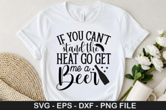If you can t stand the heat go - Barbecue SVG Design Product Image 1