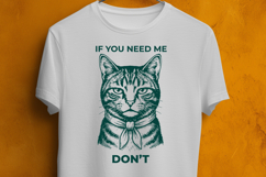 Funny Sarcastic Cat SVG Introvert Gift Design Product Image 3