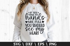 If you think my Hands SVG - Mother&#039;s Day Design Product Image 1