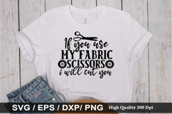 If you use my fabric scissor SVG - Sewing Design Product Image 1