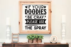 If Your Doodies Be Cray SVG, Farmhouse Sign Design Product Image 3