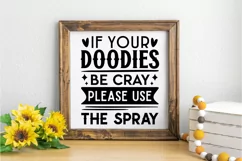 If Your Doodies Be Cray SVG, Farmhouse Sign Design Product Image 2