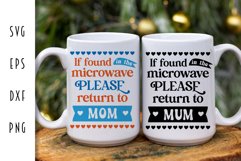 Coffee SVG - If Found in the Microwave Cut File Product Image 1