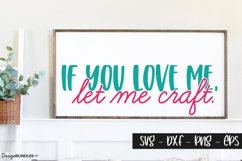 Let Me Craft| Craft Room SVG Product Image 1