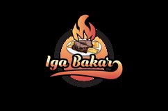 Iga bakar indonesia food vintage logo template vector Product Image 2