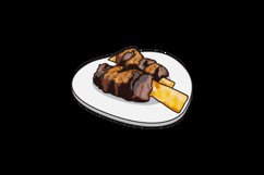 Iga bakar indonesia street food illustration design Product Image 2