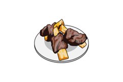 Iga bakar indonesia street food illustration vector Product Image 1