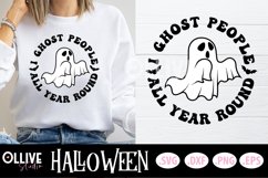 I Ghost People All Year Round SVG | Halloween Funny SVG Product Image 1