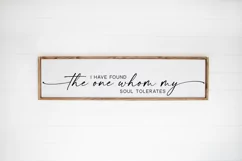 Funny Valentine's SVG - I Have Found The One Whom My Soul Product Image 2