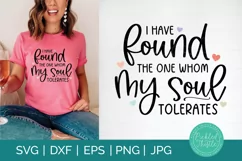 Funny Valentine's SVG - I Have Found The One Whom My Soul Product Image 1