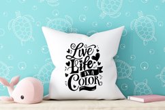 Live life in a color Svg Png Product Image 3