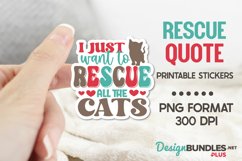 I Just Want To Rescue All The Cats, Cat Adoption Png Product Image 1