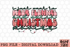 I Just Want To Wear Flannels And Watch Christmas Movies PNG Product Image 2