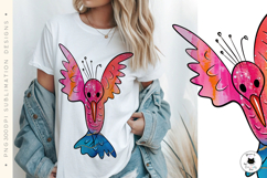 Cute Hummingbird Sublimation Designs | Animal Clipart Product Image 4
