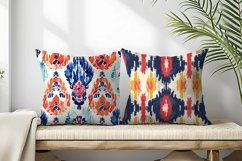 Ikat Fabric Pattern Stylish Textile Designs Digital Paper Product Image 2