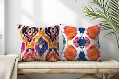 Ikat Fabric Pattern Stylish Textile Designs Digital Paper Product Image 2