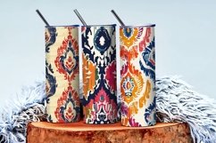 Ikat Fabric Pattern Stylish Textile Designs Digital Paper Product Image 3