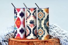 Ikat Fabric Pattern Stylish Textile Designs Digital Paper Product Image 3