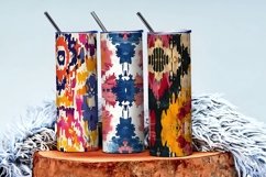 Ikat Fabric Pattern Stylish Textile Designs Digital Paper Product Image 3