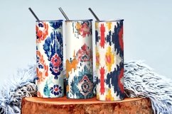 Ikat Fabric Pattern Stylish Textile Designs Digital Paper Product Image 3