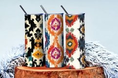 Ikat Fabric Pattern Stylish Textile Designs Digital Paper Product Image 3