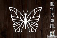 Butterfly svg, papercut SVG, laser cut file. Product Image 1