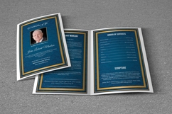 Printable Funeral Program Template Product Image 4